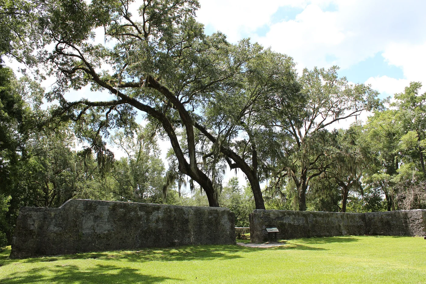 Tabby fort walls at Colonial Dorchester near Summerville