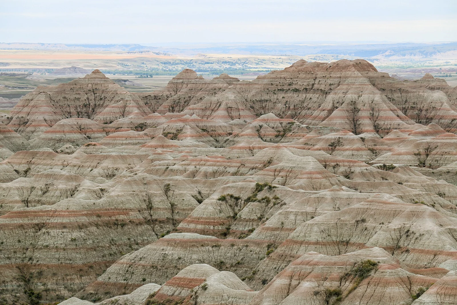 Badlands landscape near Interior, South Dakota