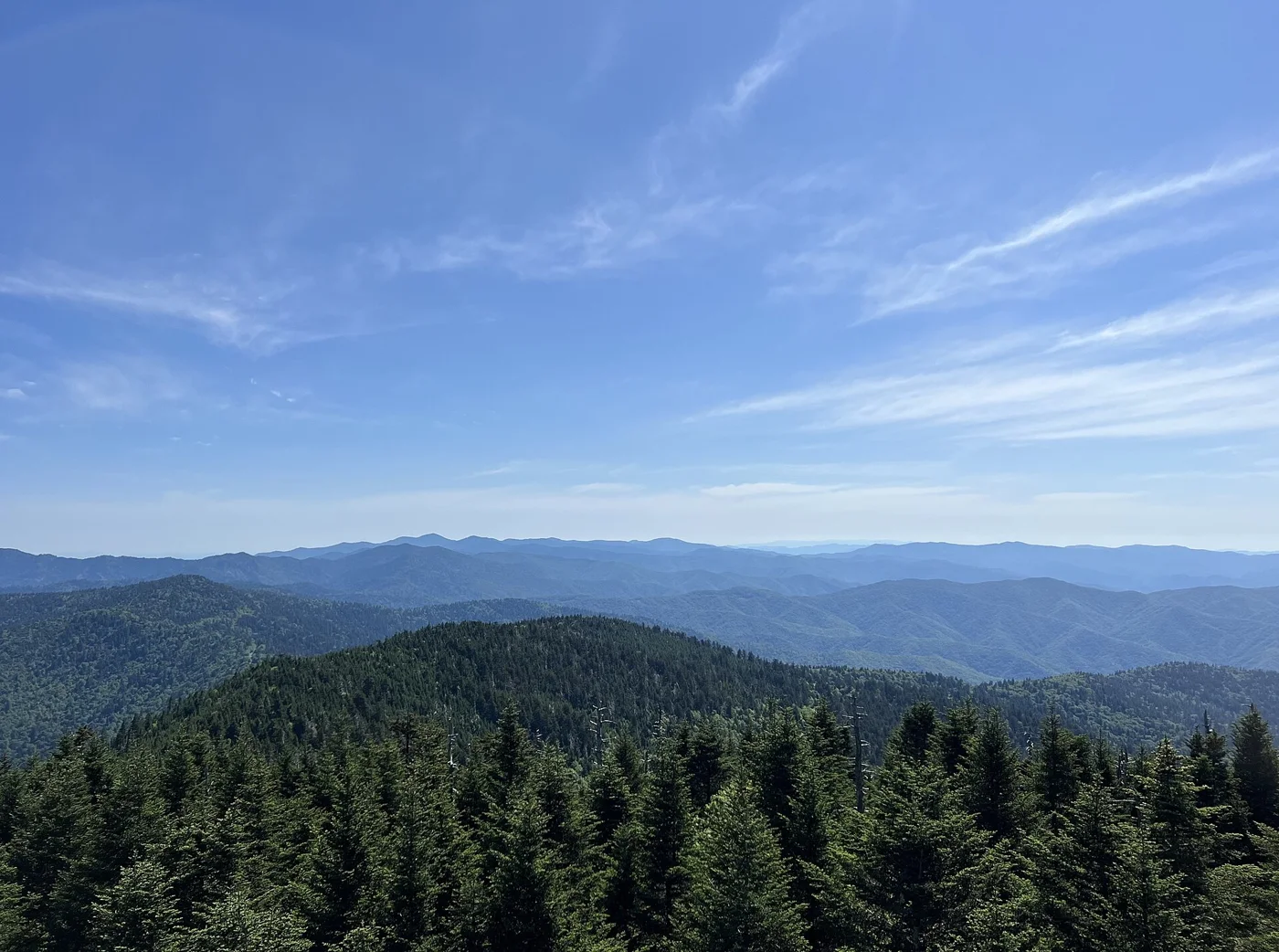 Smoky Mountain scenery near Gatlinburg