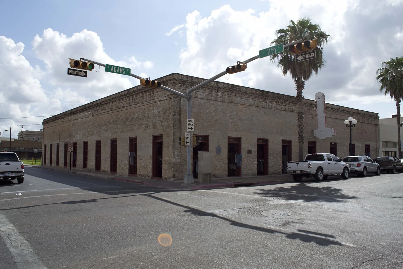 The historic Miguel Fernández Hide Yard in Brownsville