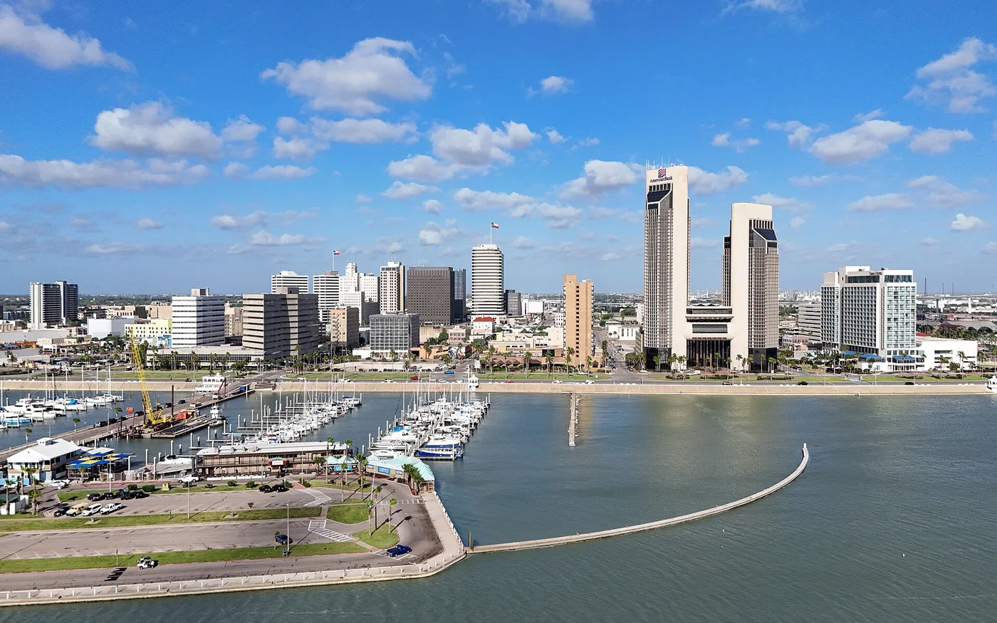 Corpus Christi waterfront and skyline