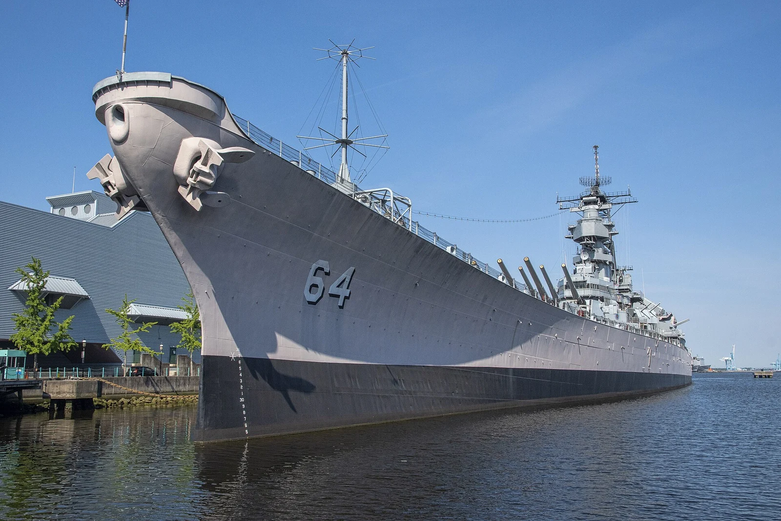 Battleship Wisconsin in Norfolk, Virginia