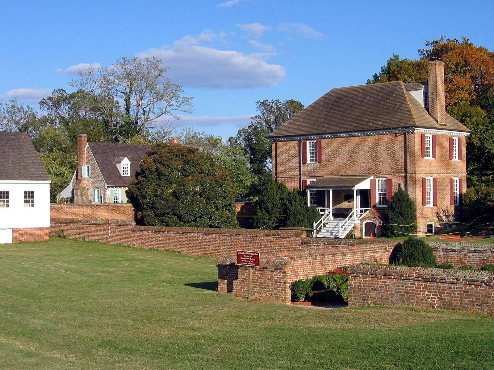Historic customhouse in Yorktown, Virginia