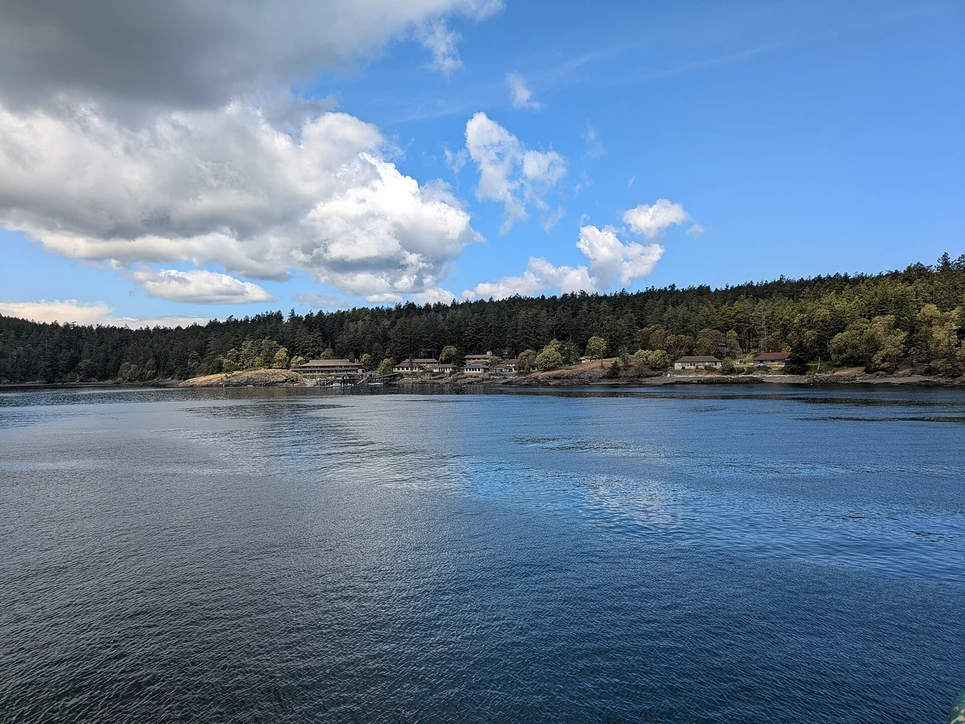 San Juan Islands waters on the Anacortes–Friday Harbor ferry route