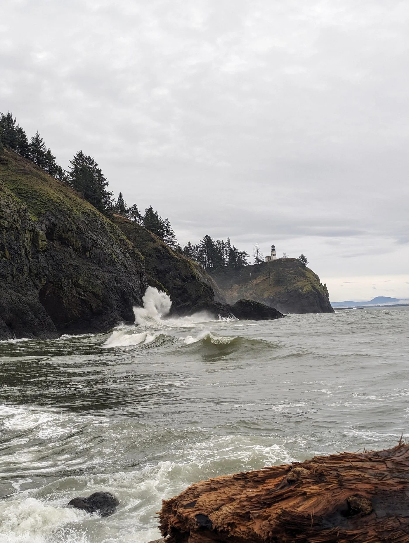 Cape Disappointment coast near Long Beach on Washington’s Pacific coast