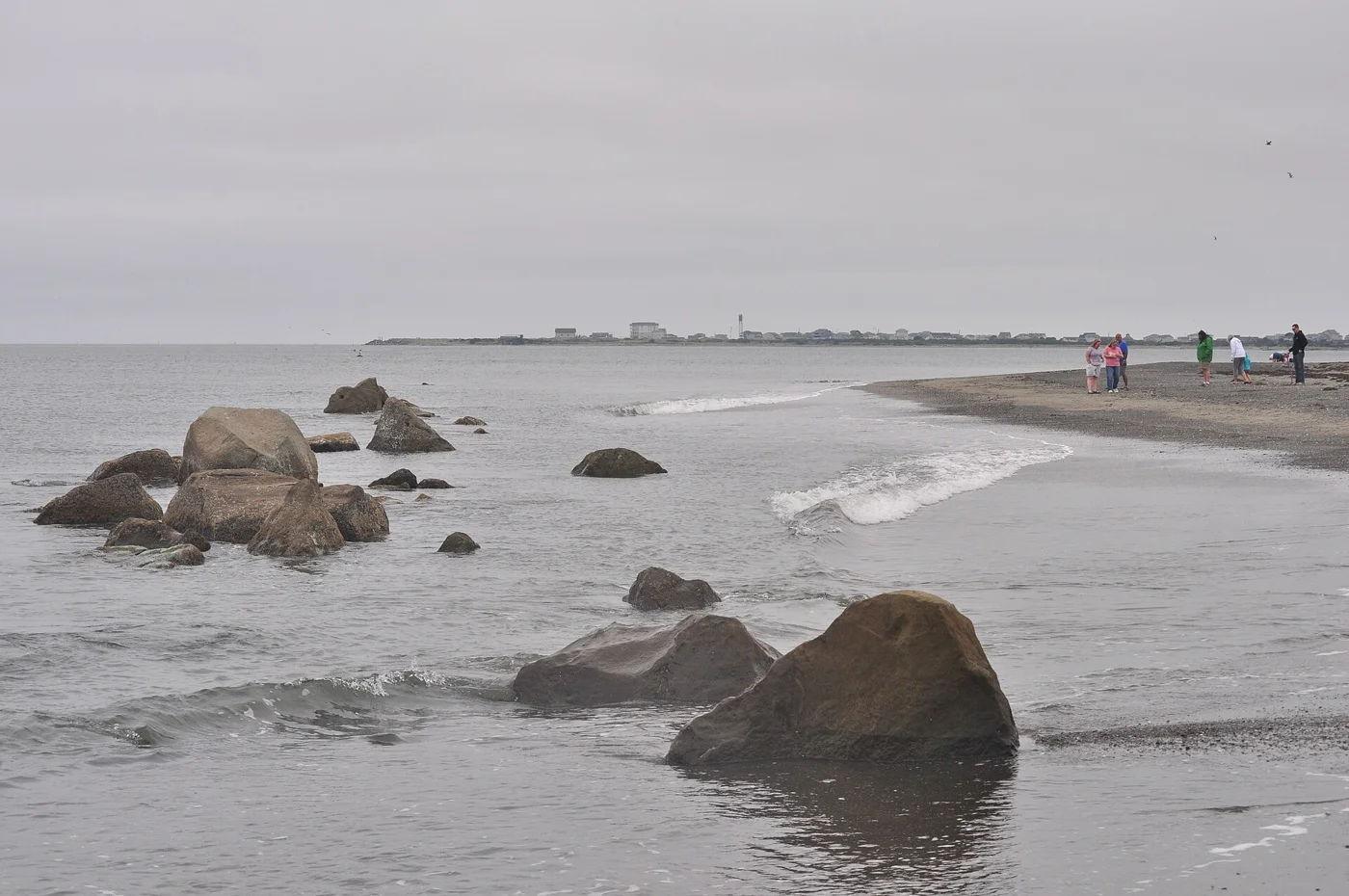 Public beach at Ocean Shores, Washington, on Grays Harbor