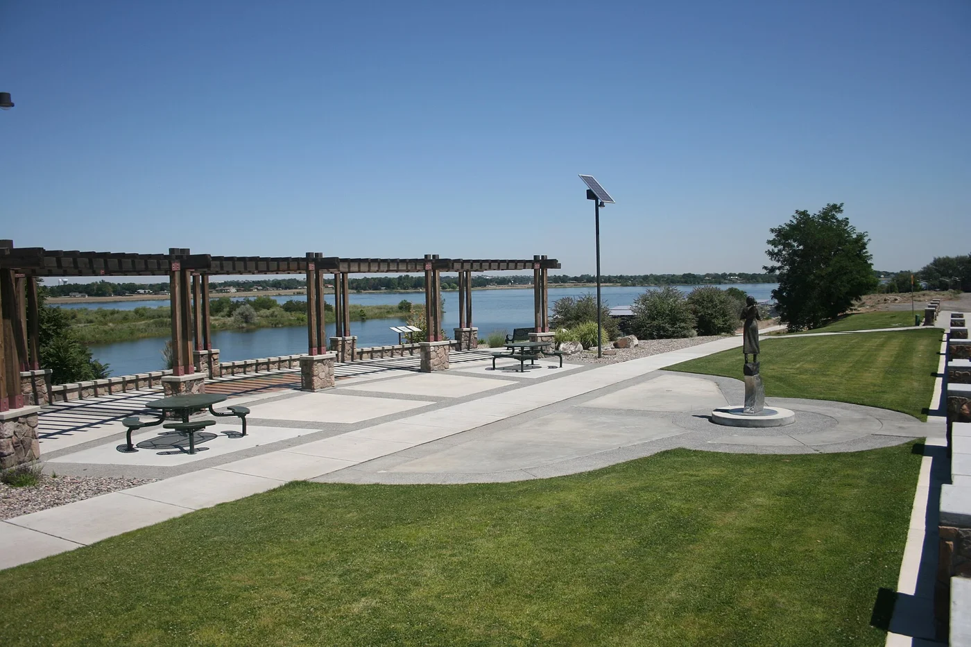 Columbia River overlook at Richland’s Y Park, Washington