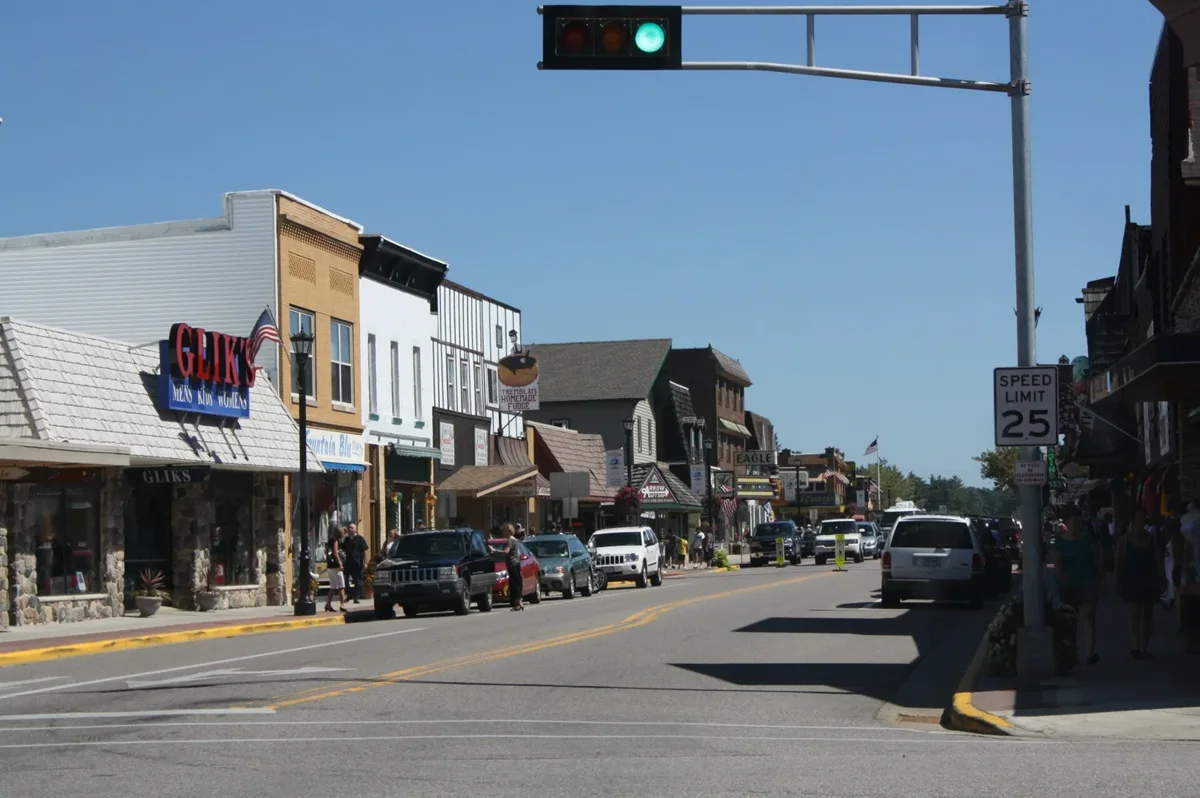 Downtown Eagle River, Wisconsin