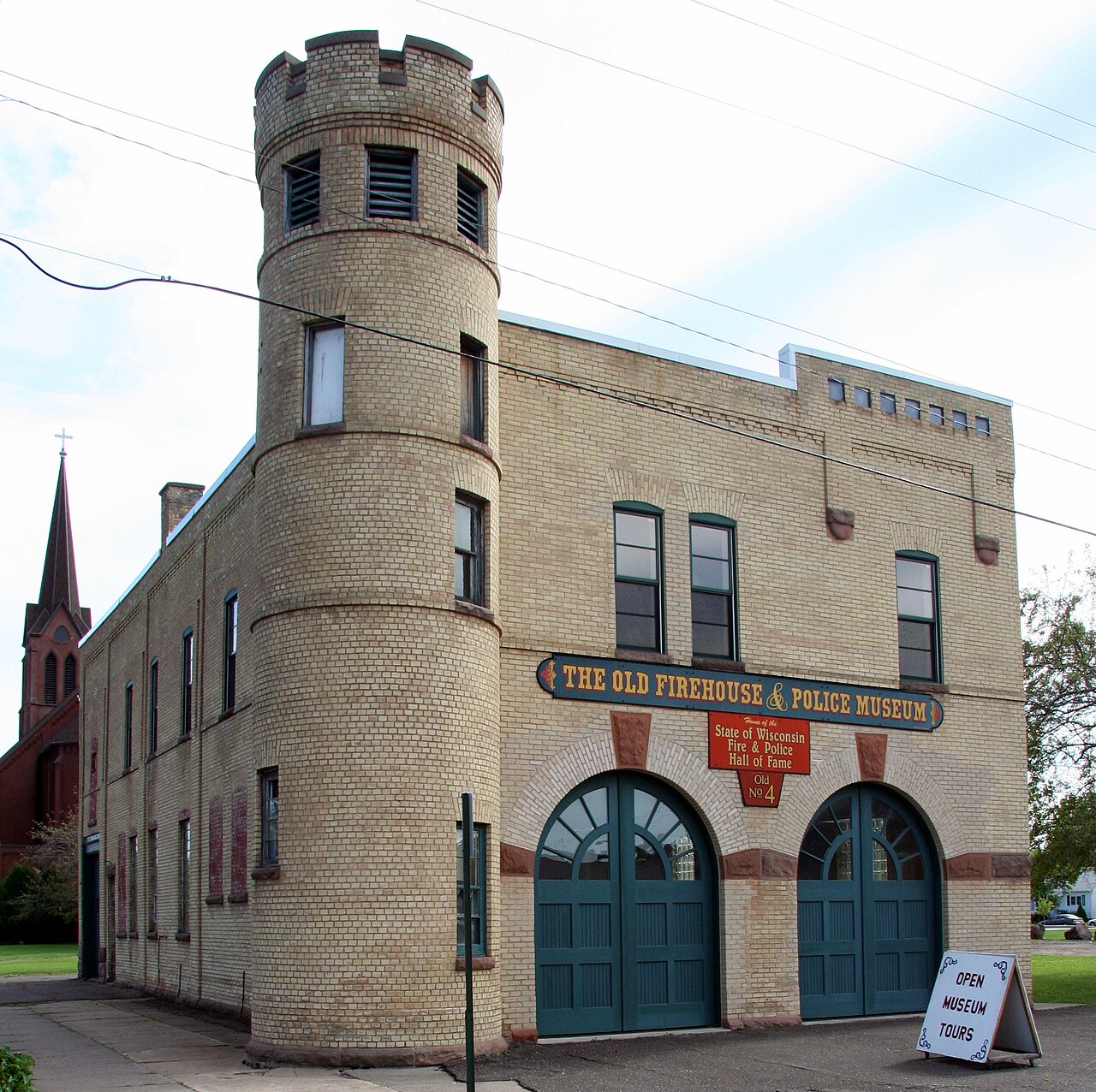 Old Firehouse & Police Museum in Superior, photographed in 2010