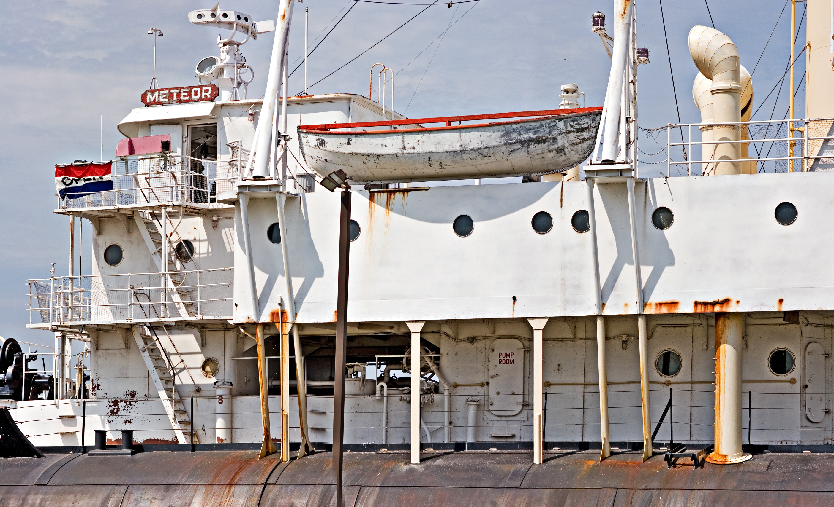 S.S. Meteor at Barkers Island in Superior, photographed in 2006