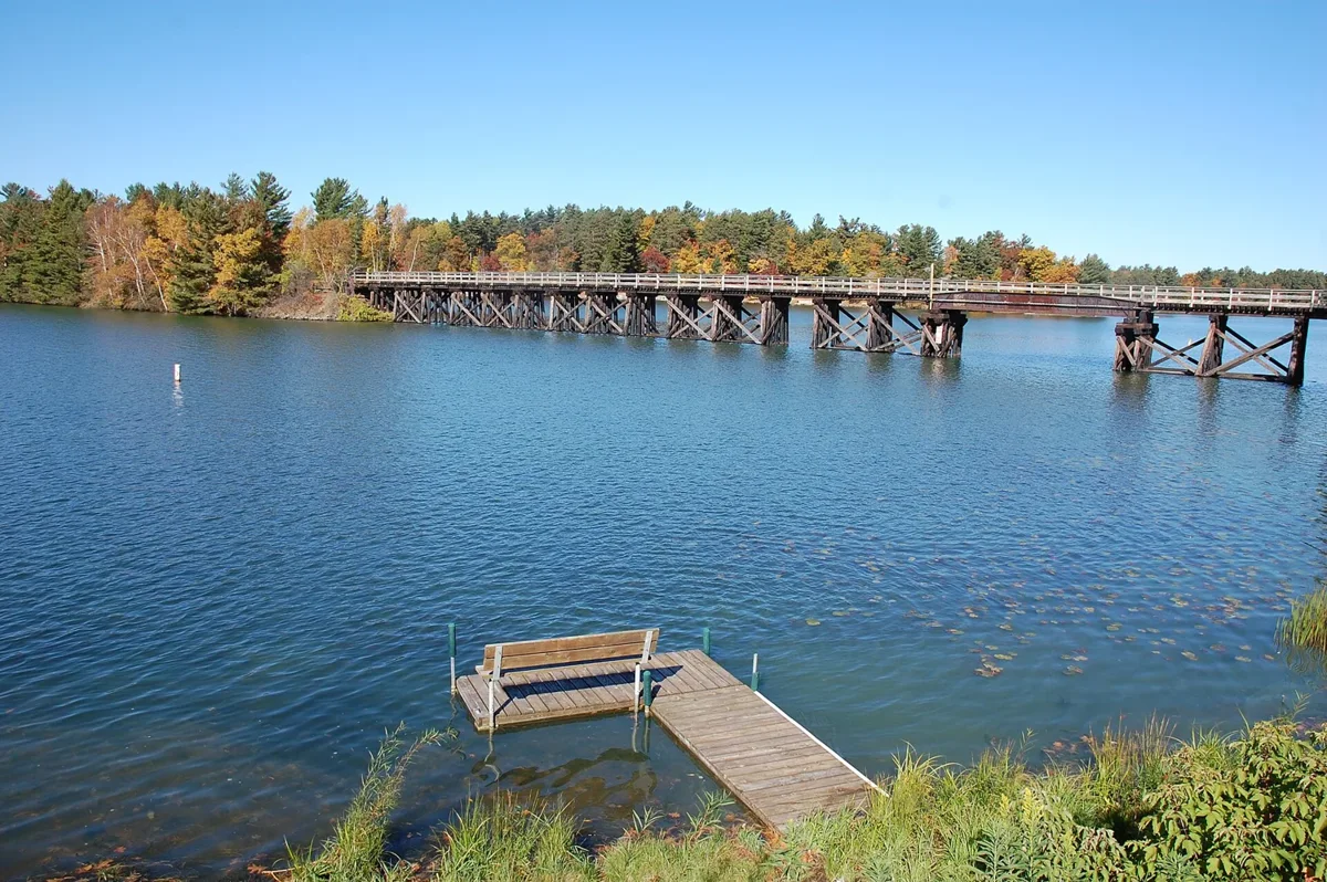 Trestle crossing Lake Minocqua