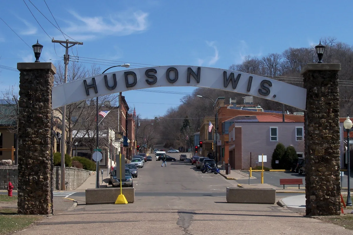 Hudson in western Wisconsin