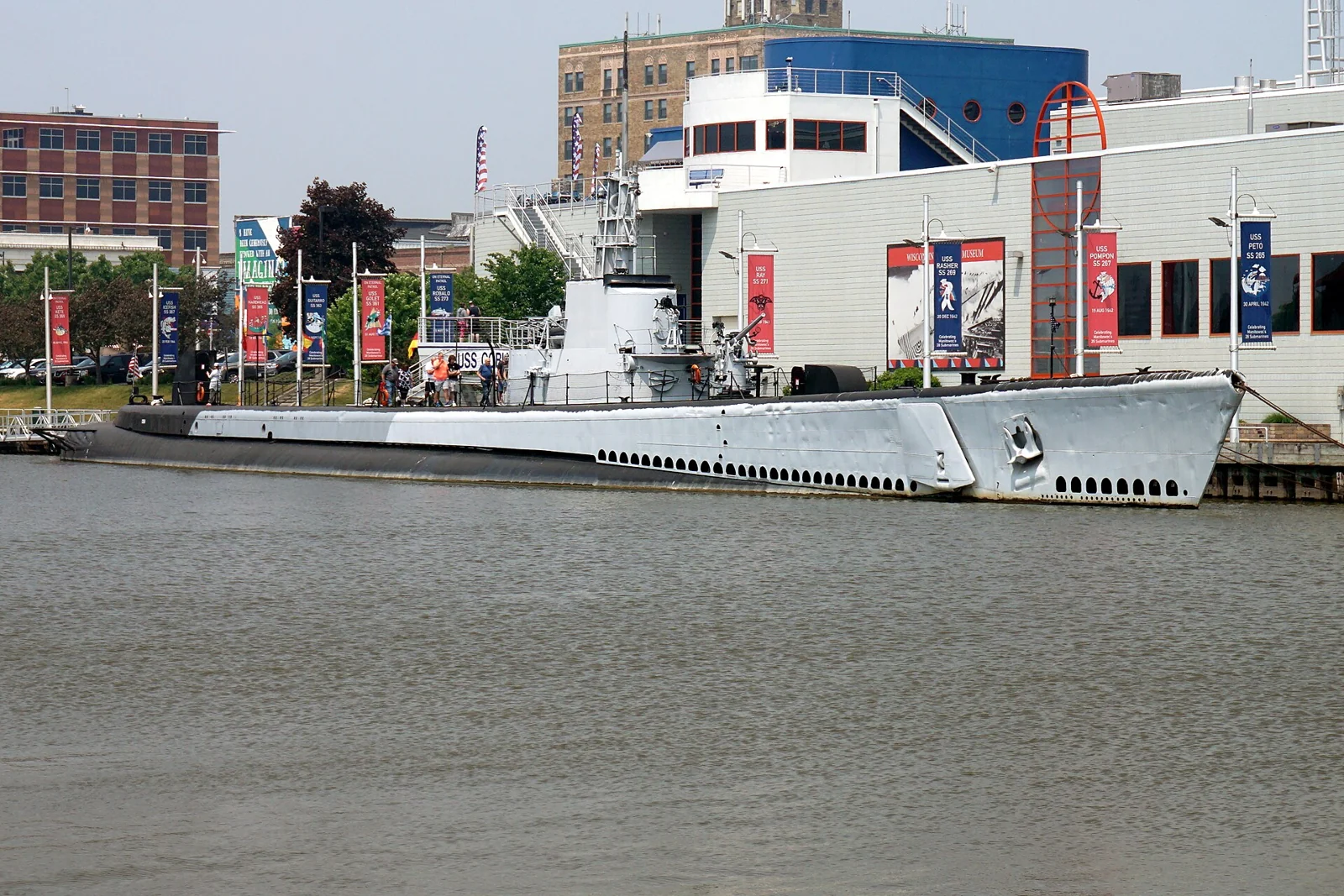 A view of Manitowoc, Wisconsin