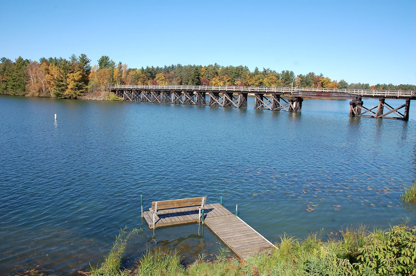 A view of Minocqua & Woodruff, Wisconsin