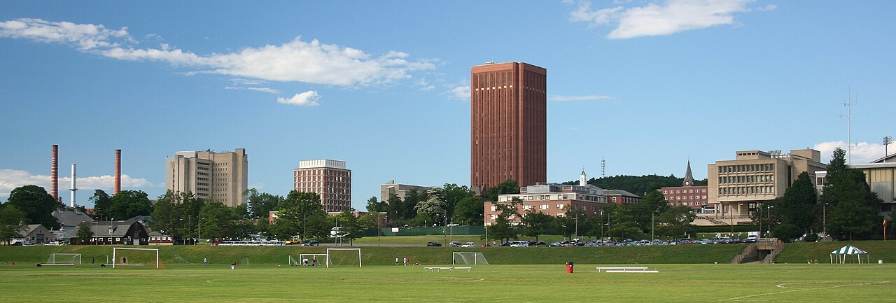 University of Massachusetts Amherst, 2005. View from the South Athletic Fields. Submitted by photographer. -- Eraboin 01:13, 10 September 2005 (UTC)