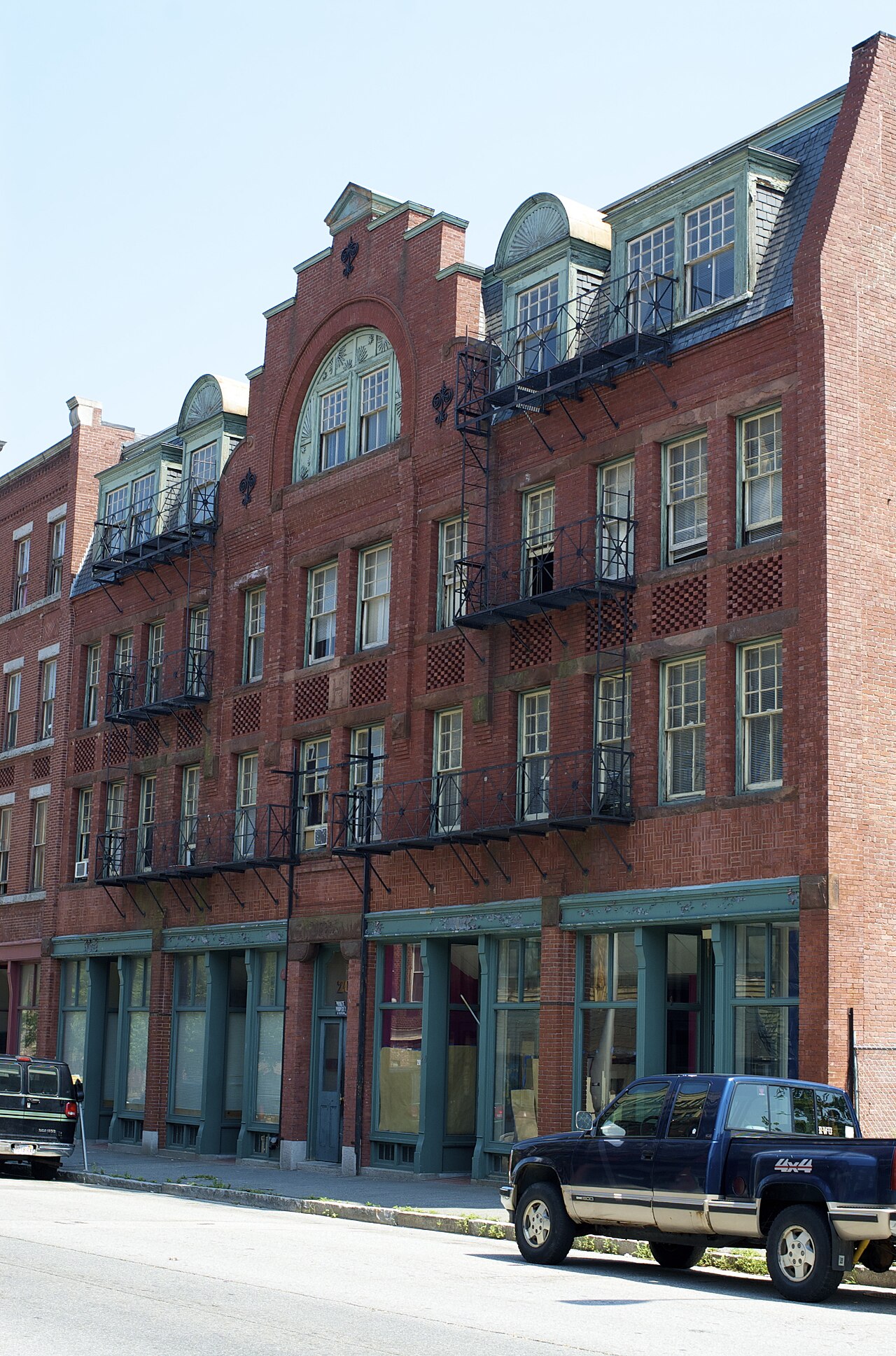 The Howe Building , located at 208 Middlesex Street, Lowell, Massachusetts. The building is on the National Register of Historic Places.