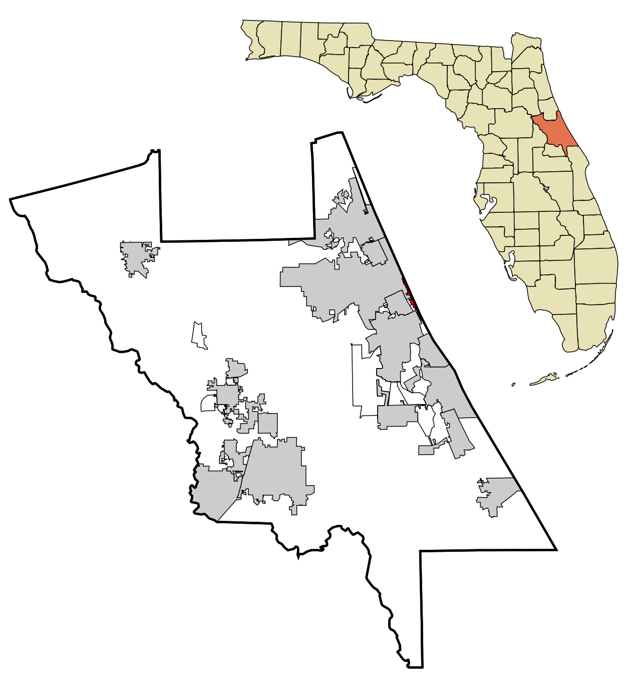 Destination area photograph near Daytona Beach Shores