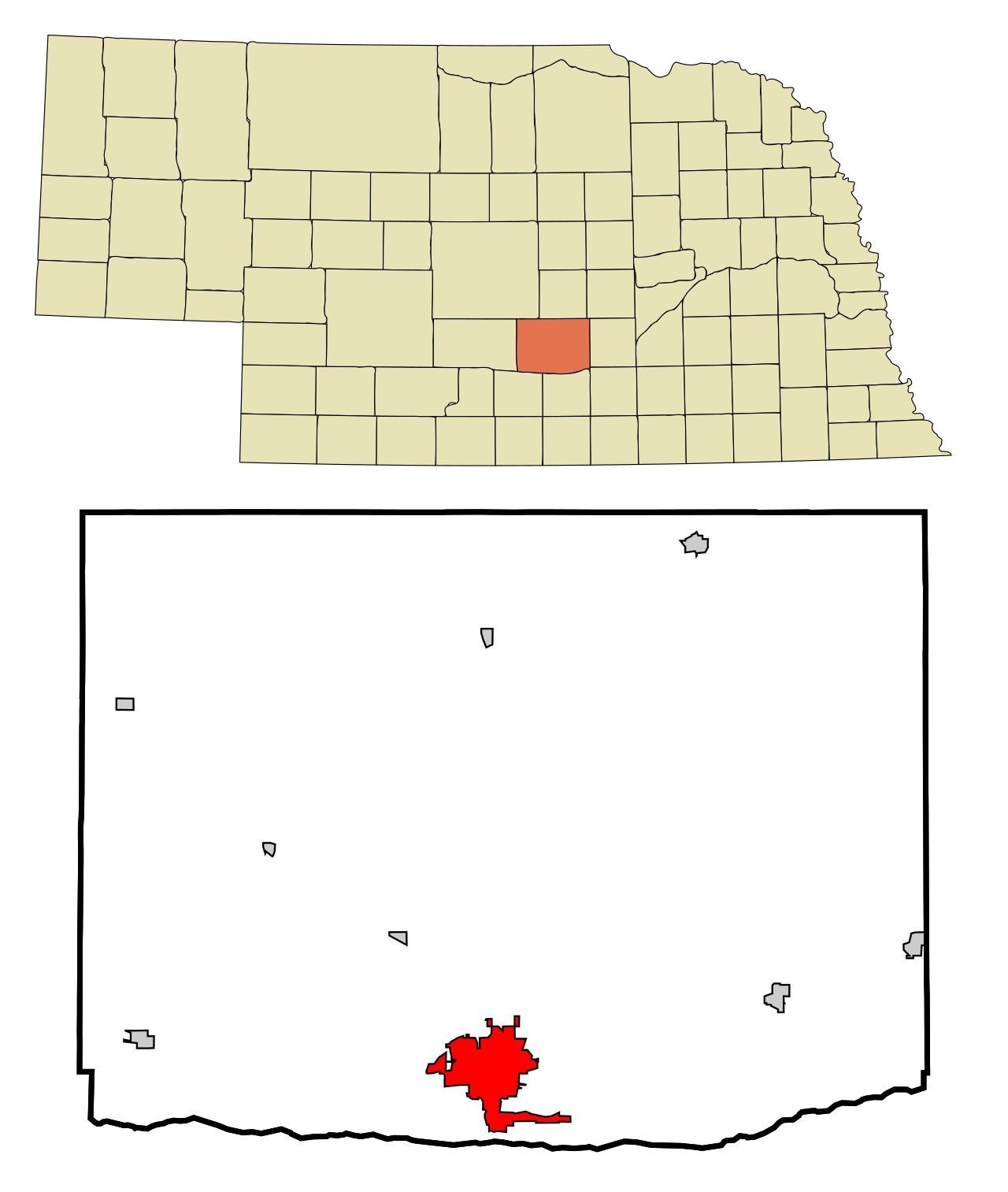 Destination area photograph near Kearney (Nebraska)