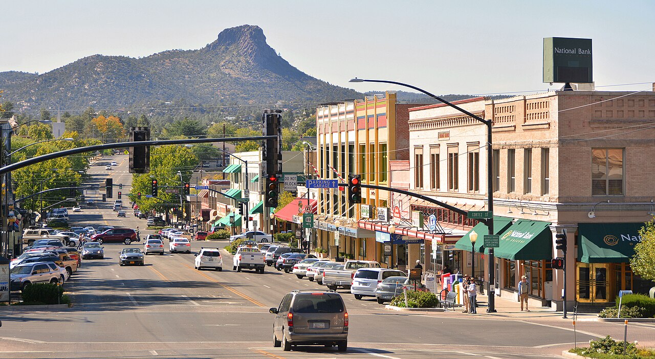 Located in the centre of the State, the town was formed in the 1860's. It has 809 buildings on the National Register of Historic Places. The town is the home of the world's oldest 
