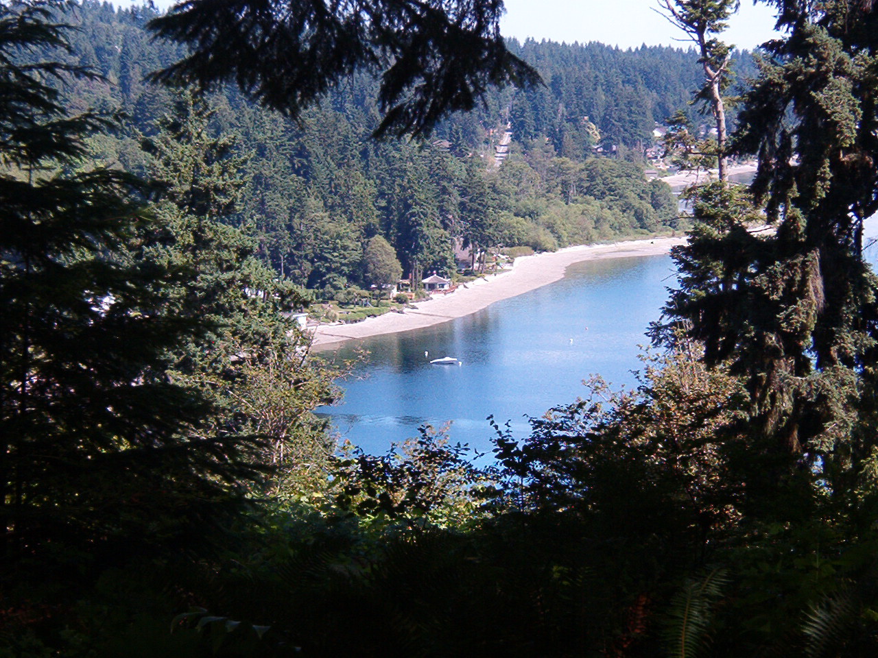 Puget Sound from Illahee State Park , Washington, USA.