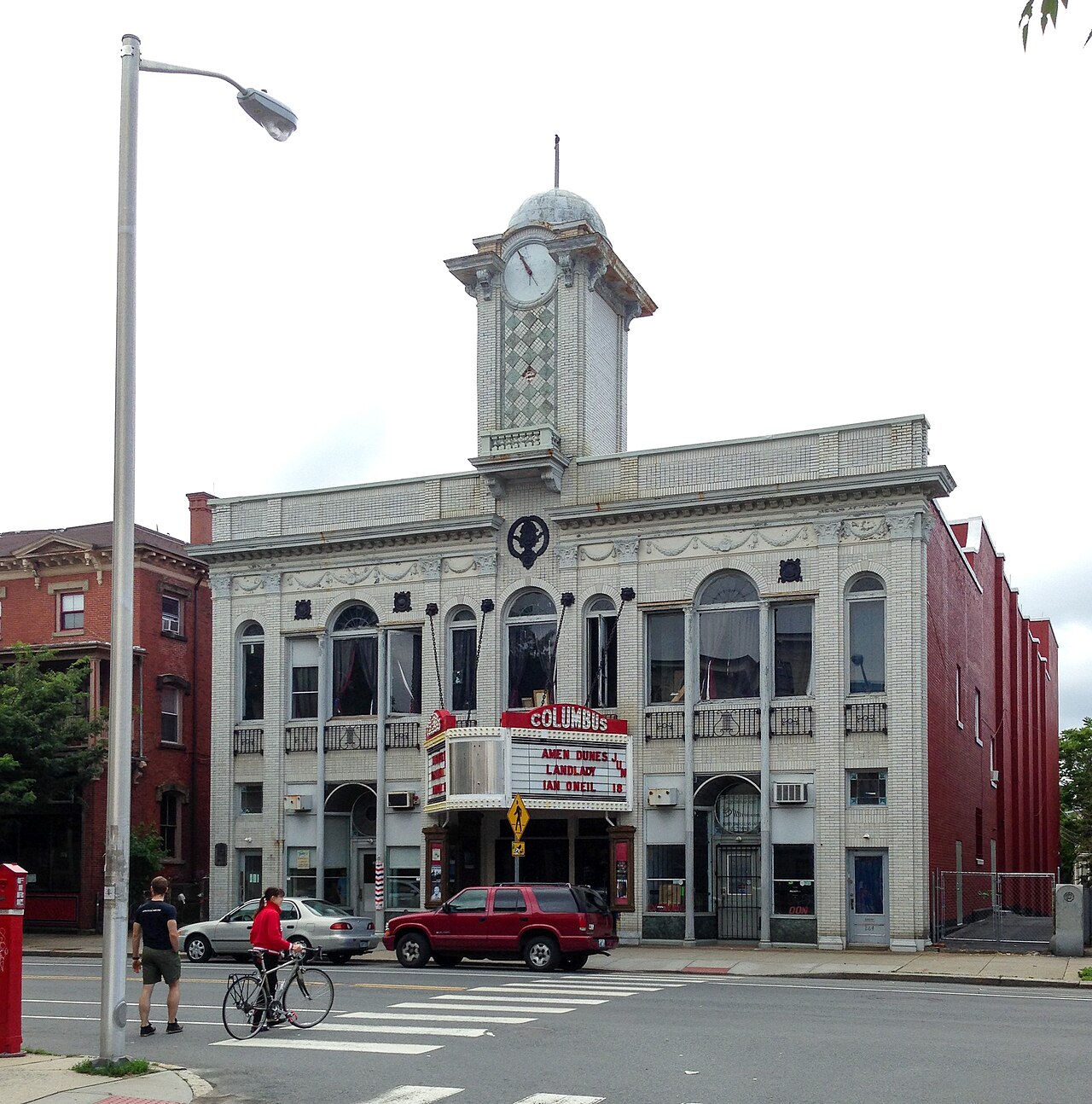 Columbus Theatre, 264-270 Broadway, Providence, RI. Built ca 1900 as the Uptown Theatre. Part of the Broadway–Armory Historic District