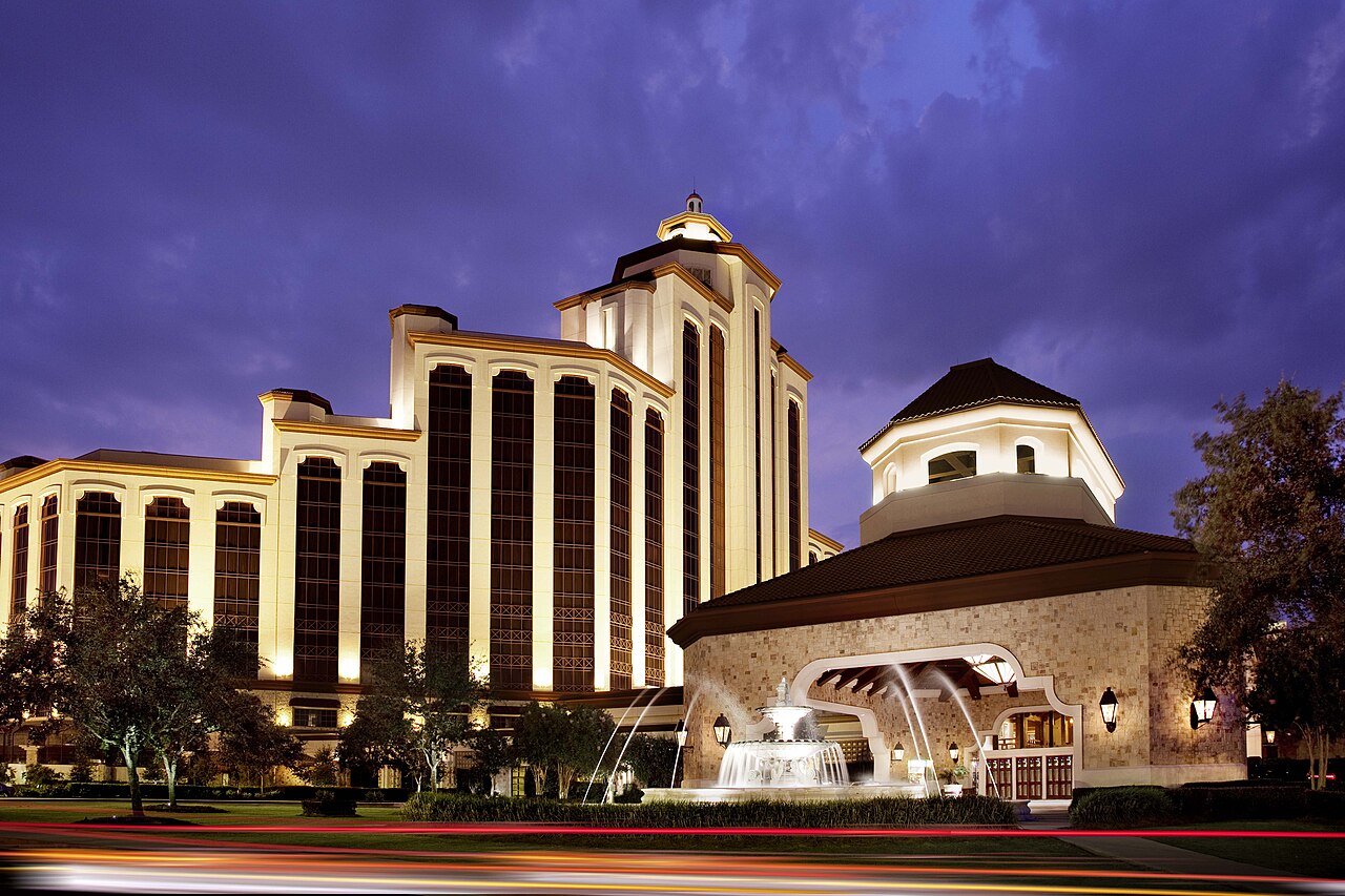 L'Auberge Casino Resort front entrance. Lake Charles, Louisiana