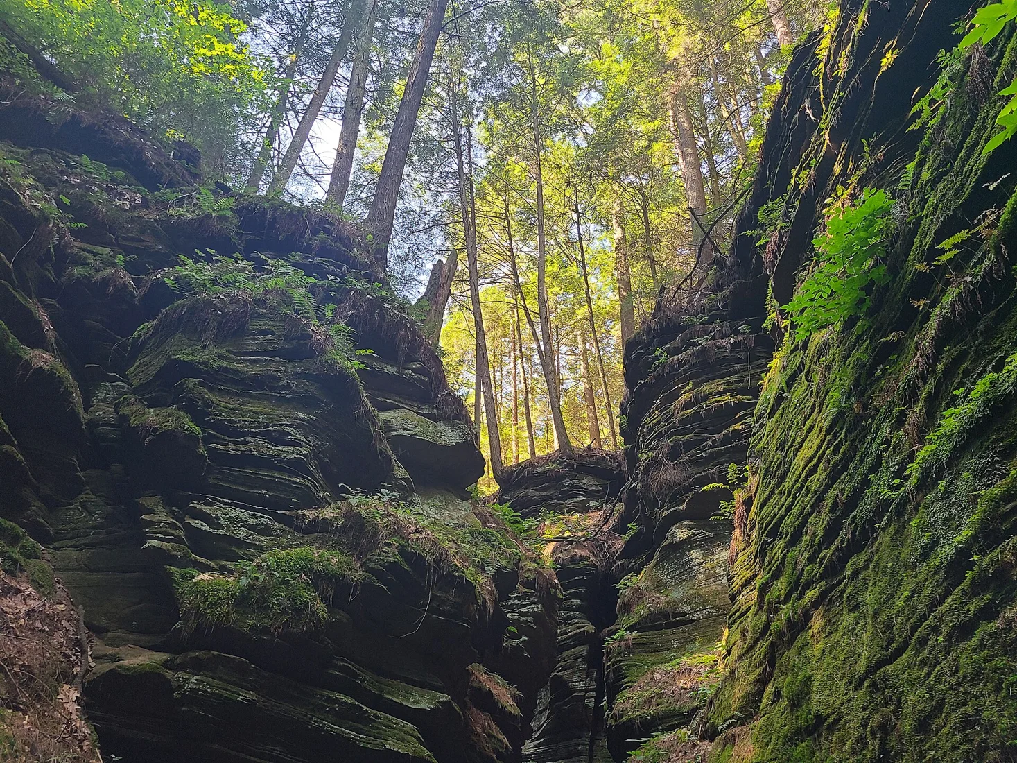Sandstone passage at Witches Gulch